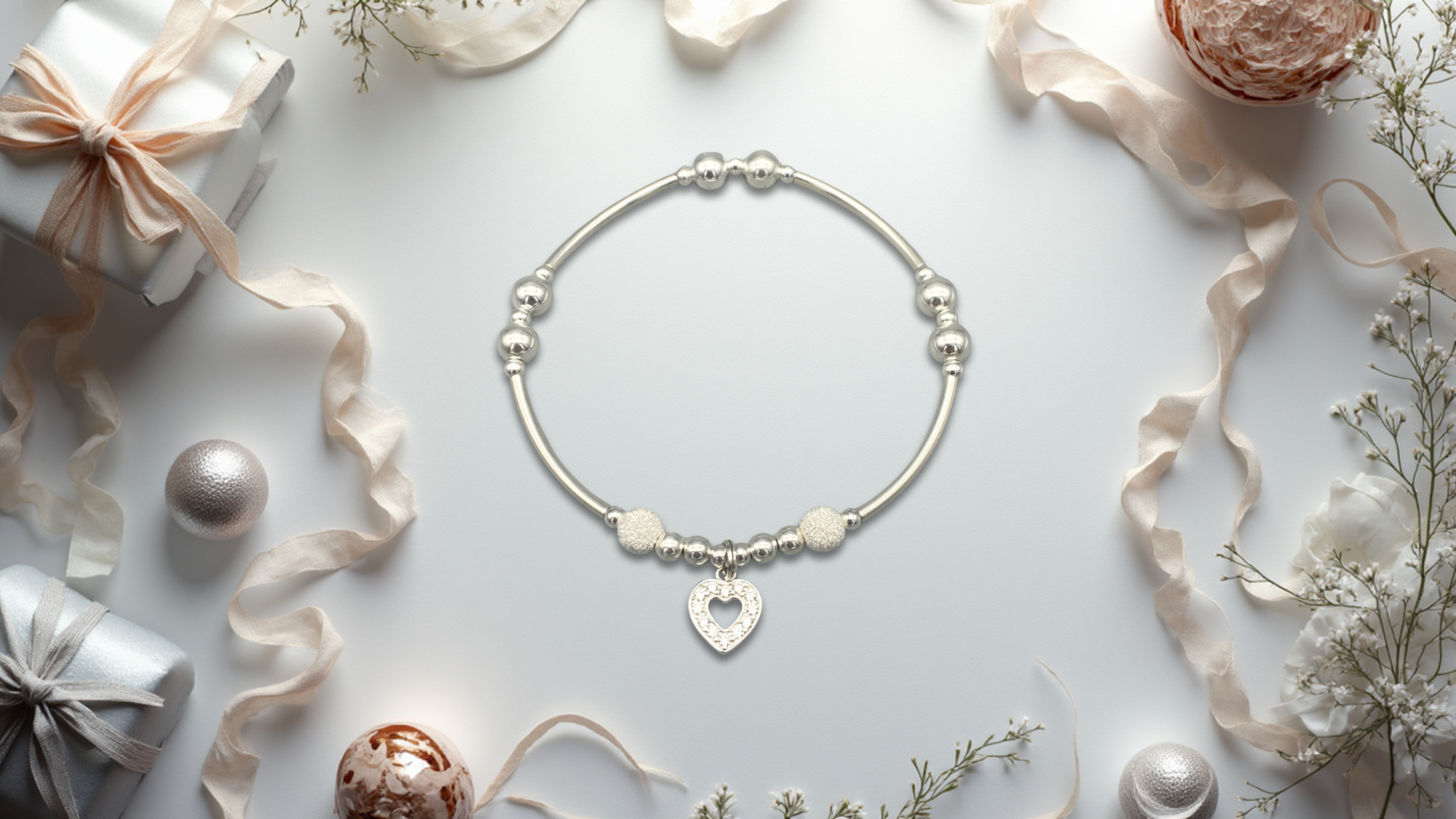 Silver Stacking Bracelet by My Silver Wish