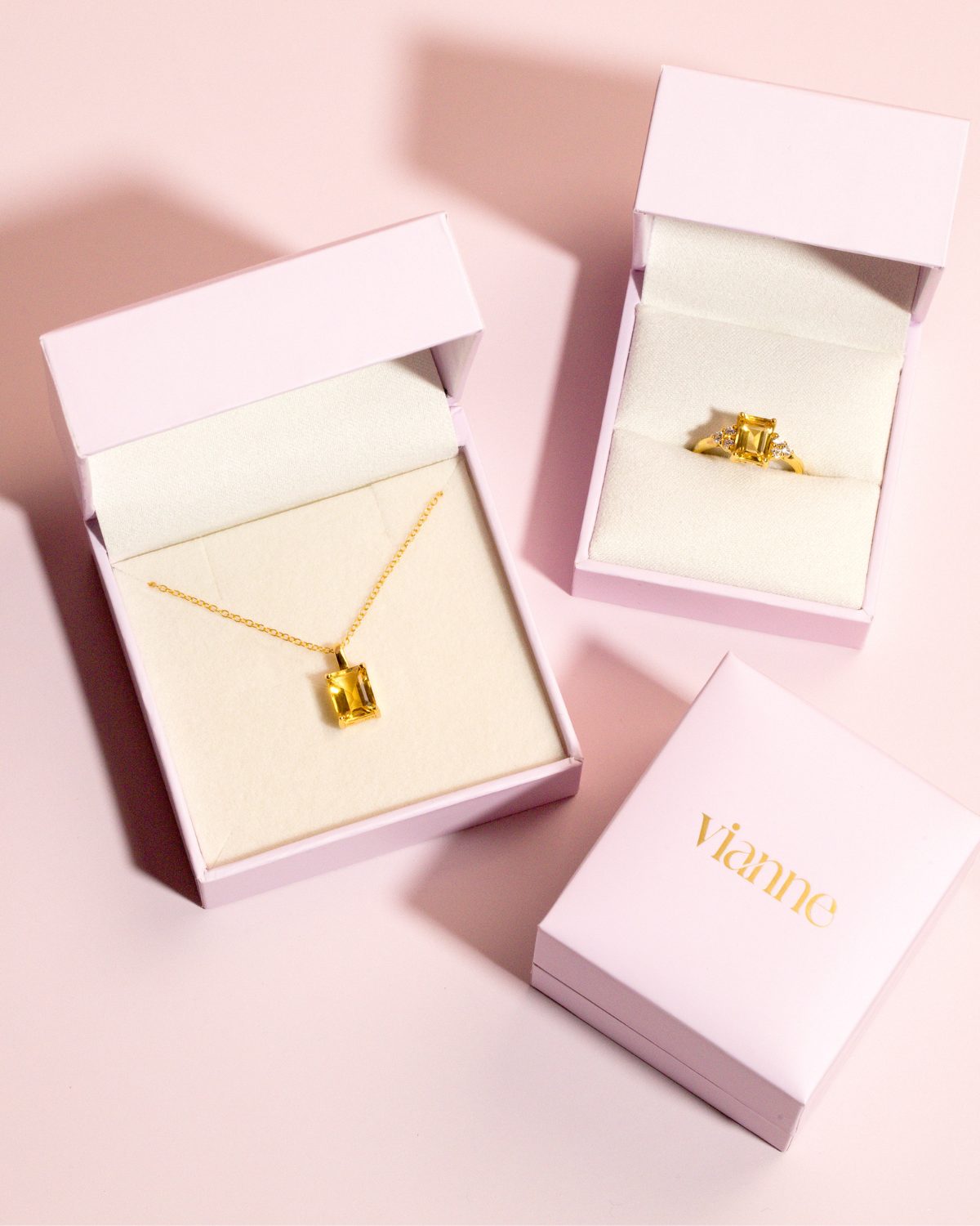 Garnet Pendant Necklace in Sterling Silver