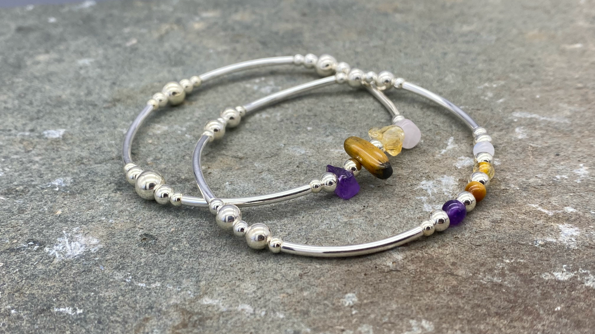 Healing Crystal Bracelets by My Silver Wish