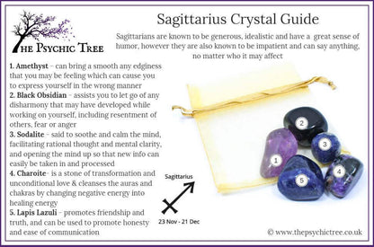 Sagittarius - Star Sign Of The Zodiac Healing Crystal Bundle