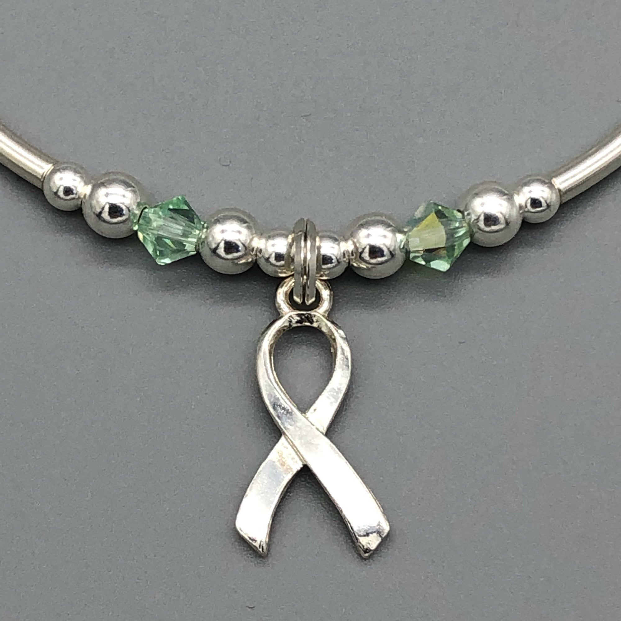 Mental health clearance awareness charm bracelet